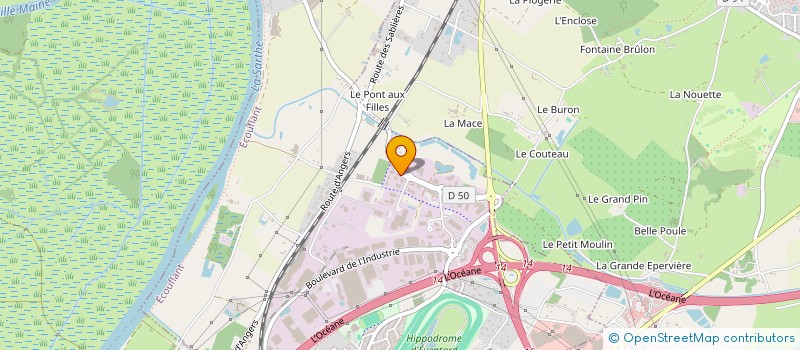 localisation de l'entreprise ANF à ECOUFLANT