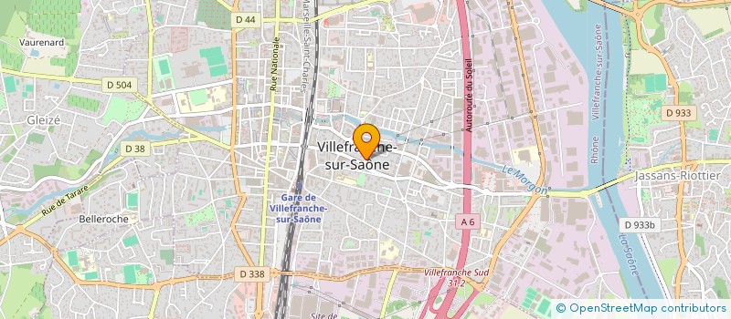 localisation de l'entreprise ANF  VILLEFRANCHE-SUR-SAONE