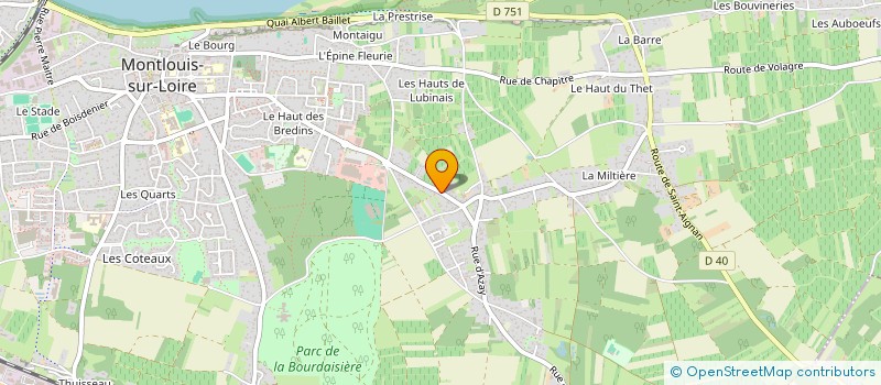 localisation de l'entreprise ANF RENOV CONSEILS  MONTLOUIS-SUR-LOIRE