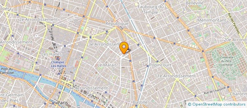 localisation de l'entreprise ANF WORK  PARIS