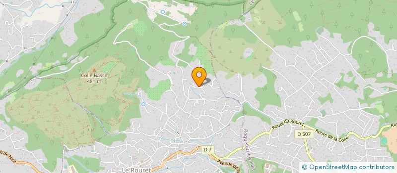 localisation de l'entreprise ANFA 3  LE ROURET