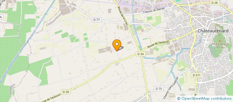 localisation de l'entreprise ANFA à CHATEAURENARD