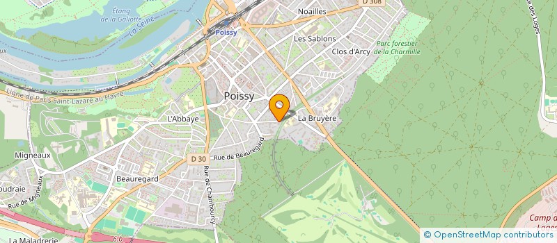 localisation de l'entreprise ANFA NETTOYAGE  POISSY