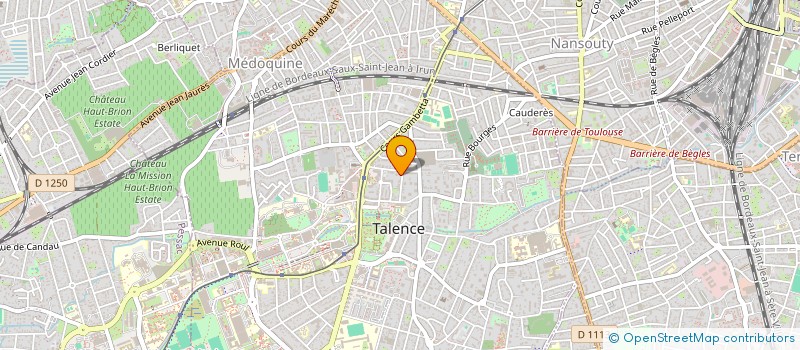 localisation de l'entreprise ANFABA IMMOBILIER  TALENCE