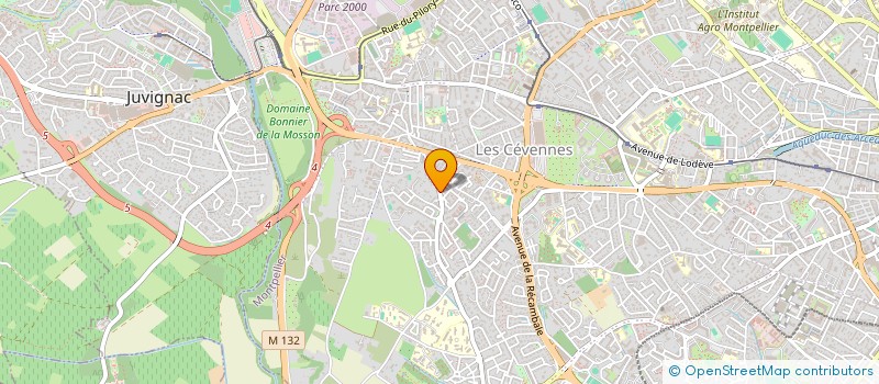 localisation de l'entreprise ANFAL IMMO à MONTPELLIER
