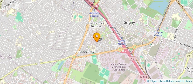 localisation de l'entreprise ANFALE  GRIGNY