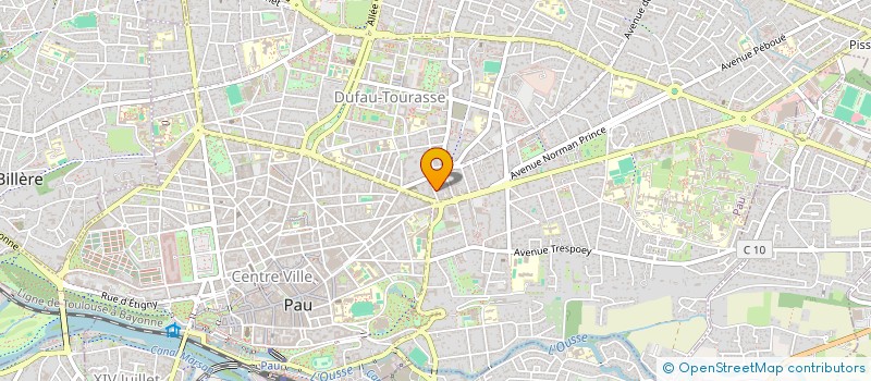 localisation de l'entreprise ANFANOMA SECTION DES PYRENEES ATLANTIQUES à PAU