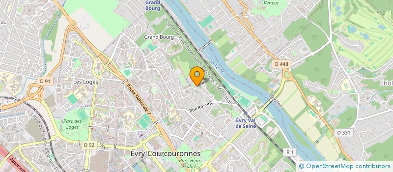localisation de l'entreprise ANFELE à EVRY-COURCOURONNES