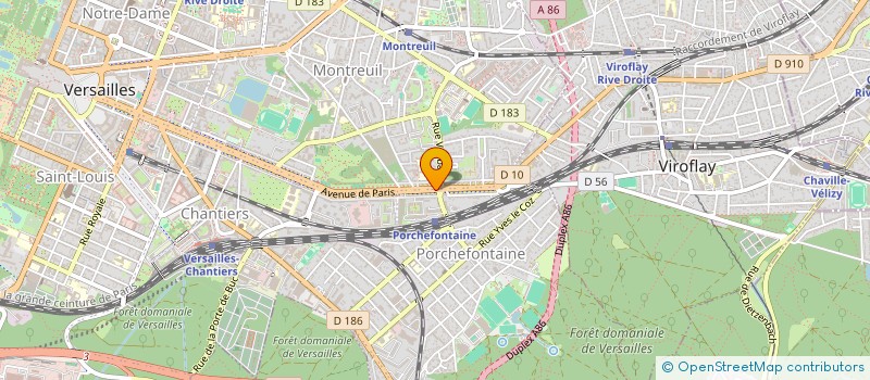 localisation de l'entreprise ANFEM VERSAILLES à VERSAILLES