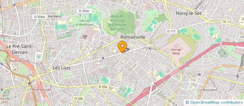 localisation de l'entreprise ANFI AHMED ET SAID à ROMAINVILLE