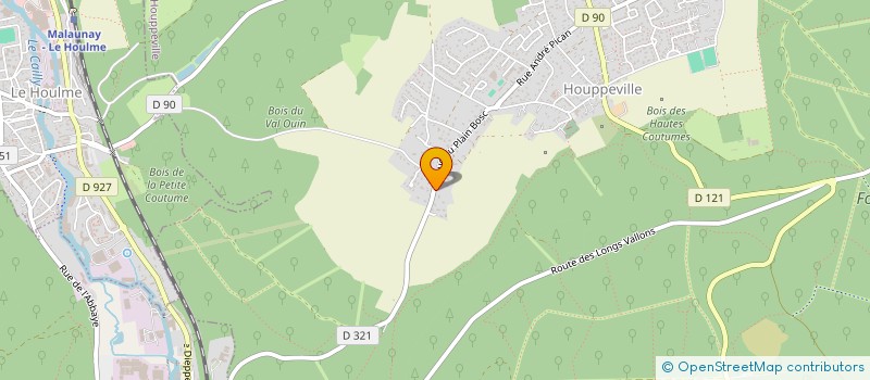 localisation de l'entreprise ANFIELD  HOUPPEVILLE