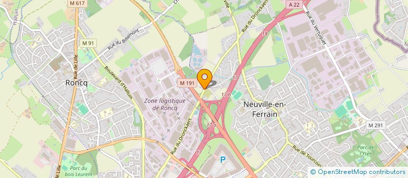 localisation de l'entreprise ANFILEA à NEUVILLE-EN-FERRAIN