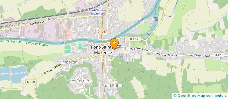 localisation de l'entreprise ANFOPAR PICARDIE à PONT-SAINTE-MAXENCE