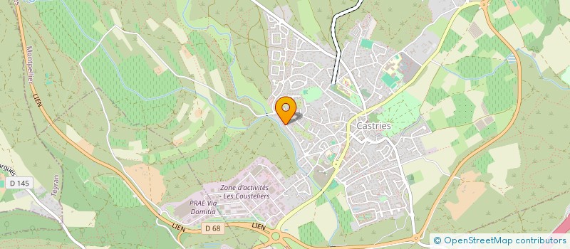 localisation de l'entreprise ANFRA  CASTRIES