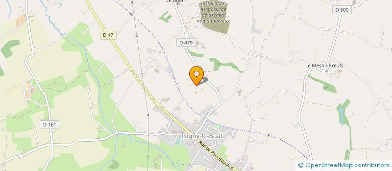 localisation de l'entreprise ANFRAY PEINTURE  ISIGNY-LE-BUAT