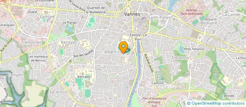 localisation de l'entreprise ANFRET à VANNES