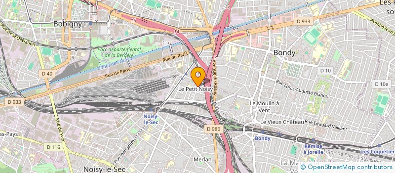 localisation de l'entreprise ANFU à NOISY-LE-SEC