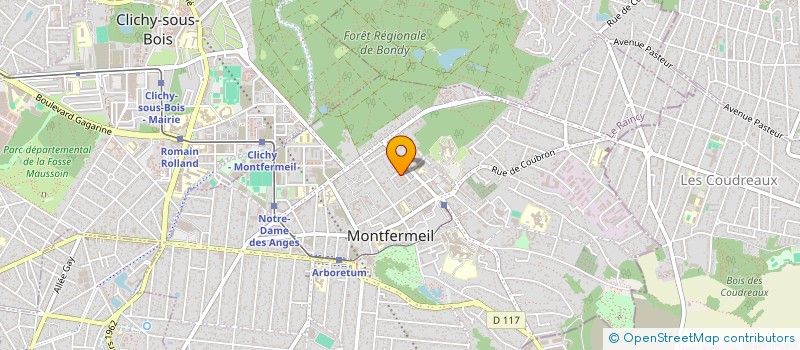 localisation de l'entreprise ANFU  MONTFERMEIL