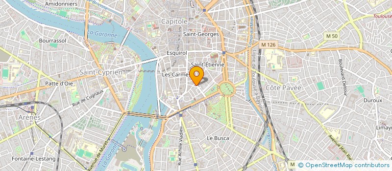 localisation de l'entreprise ANFX HOLDING à TOULOUSE