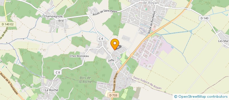 localisation de l'entreprise ANG  SAINT-SULPICE-DE-ROYAN