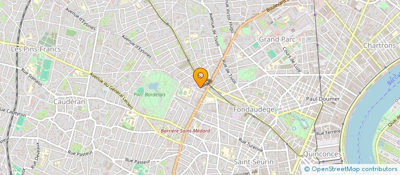 localisation de l'entreprise ANG AMEUBLEMENT à LE BOUSCAT