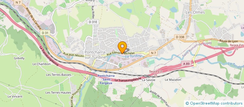 localisation de l'entreprise ANG AUTOS DEMOLITION à VINDRY-SUR-TURDINE