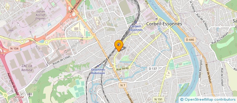 localisation de l'entreprise ANG FAMILIA à CORBEIL-ESSONNES
