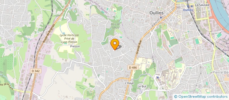 localisation de l'entreprise ANG'HELL  SAINT-GENIS-LAVAL