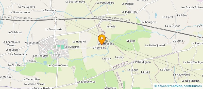 localisation de l'entreprise ANG'IMMO  CHATEAUGIRON