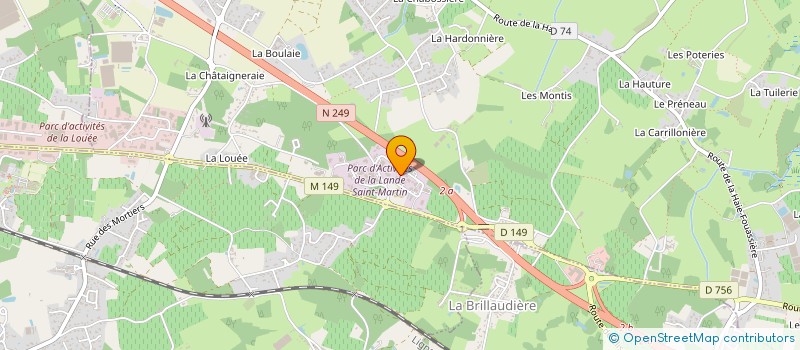 localisation de l'entreprise ANG INVESTISSEMENT à HAUTE-GOULAINE