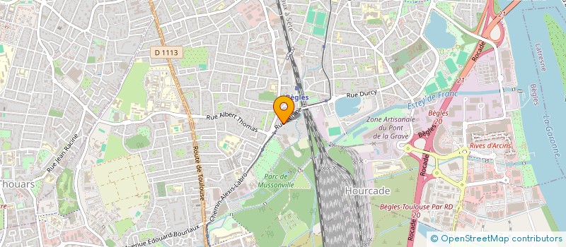 localisation de l'entreprise ANG RENOVATION 33 à BEGLES
