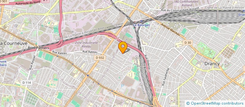 localisation de l'entreprise ANG SOLS  DRANCY