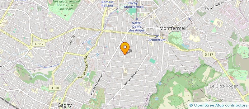 localisation de l'entreprise ANG THERMIQUE à MONTFERMEIL
