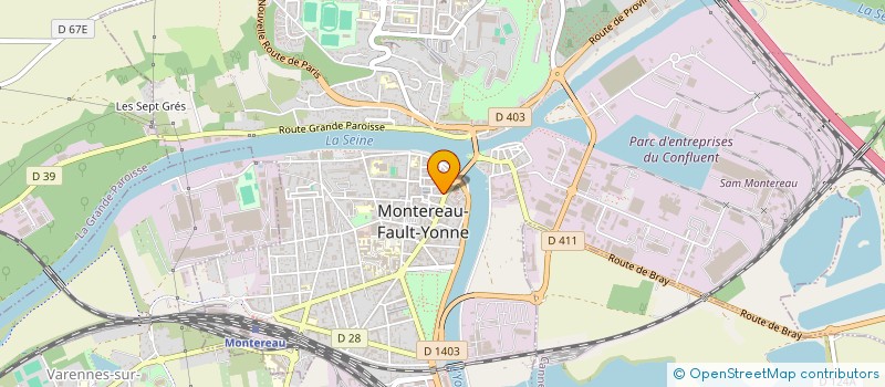 localisation de l'entreprise ANGA MINISHOP  MONTEREAU-FAULT-YONNE