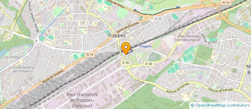 localisation de l'entreprise ANGAD EPICERIE à TRAPPES