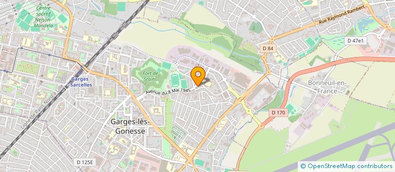 localisation de l'entreprise ANGADE TRANSPORTS EXPRESS à GARGES-LES-GONESSE