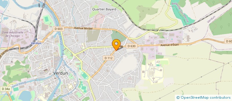 localisation de l'entreprise ANGALEX à VERDUN