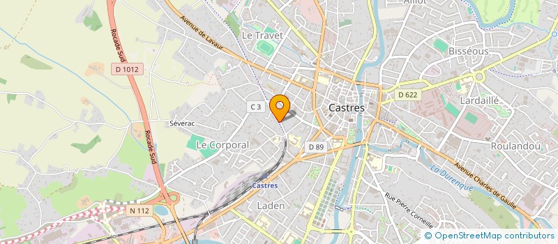 localisation de l'entreprise ANGALEX - IMMO  CASTRES