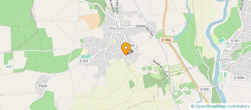 localisation de l'entreprise ANGALOTIN  MEYNES