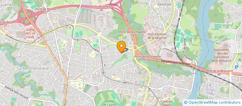 localisation de l'entreprise ANGAM  NANTES