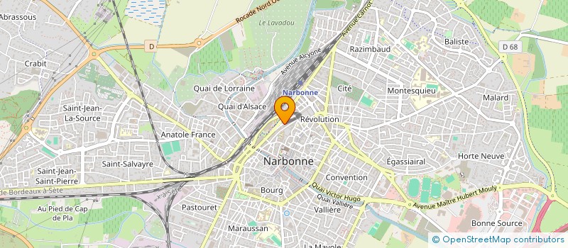 localisation de l'entreprise ANGANA à NARBONNE