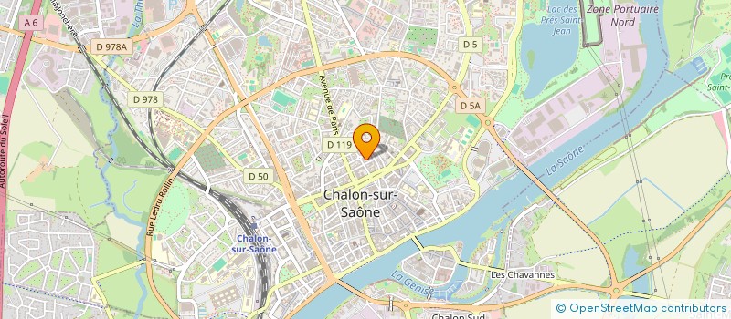 localisation de l'entreprise ANGAPART à CHALON-SUR-SAONE