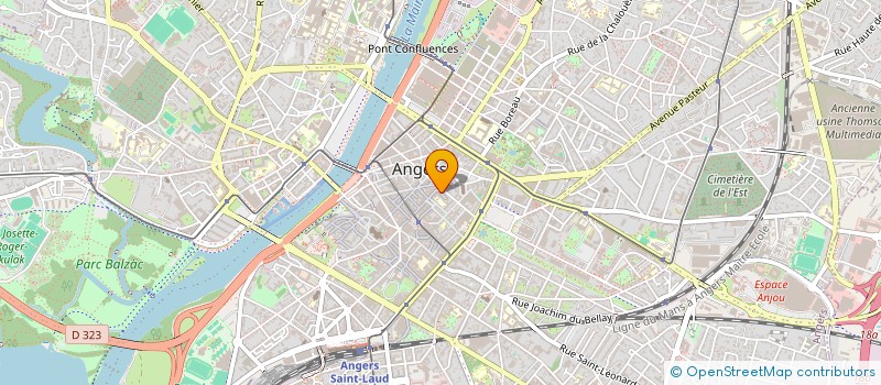 localisation de l'entreprise ANGASO à ANGERS