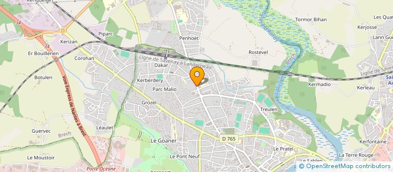 localisation de l'entreprise ANGATA à AURAY