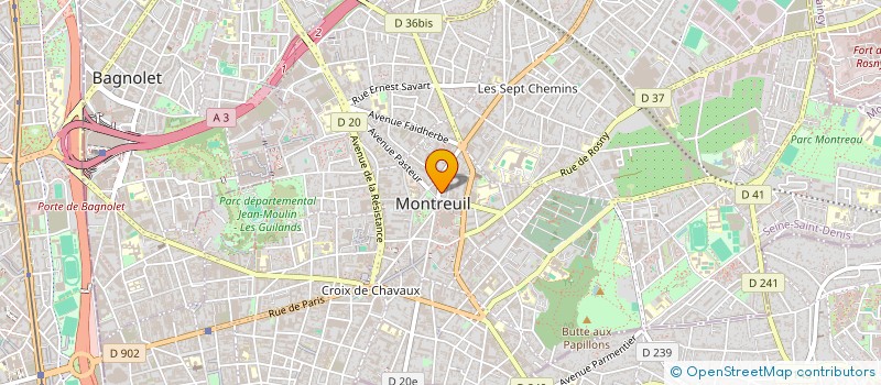 localisation de l'entreprise ANGATU à MONTREUIL