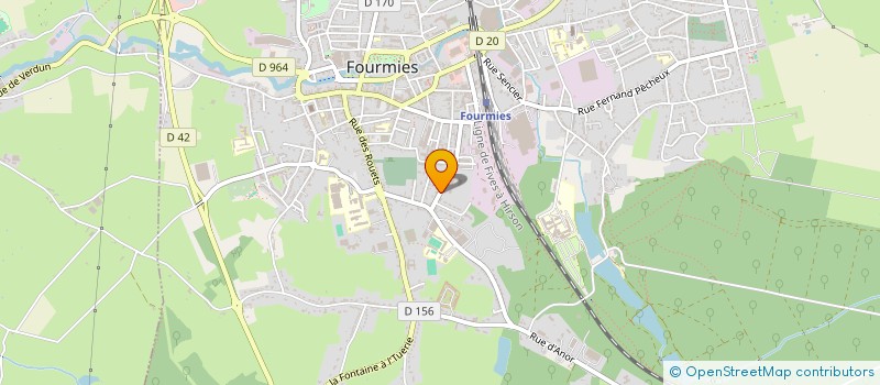 localisation de l'entreprise ANGAUTHY  FOURMIES