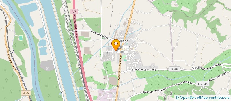 localisation de l'entreprise ANGDIM  SAULCE-SUR-RHONE