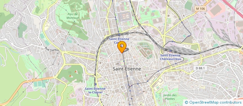 localisation de l'entreprise ANGDM à SAINT-ETIENNE