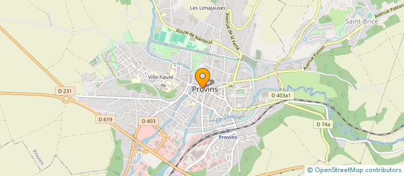 localisation de l'entreprise ANGE  PROVINS