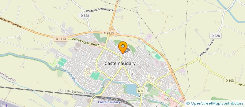 localisation de l'entreprise ANGE  CASTELNAUDARY